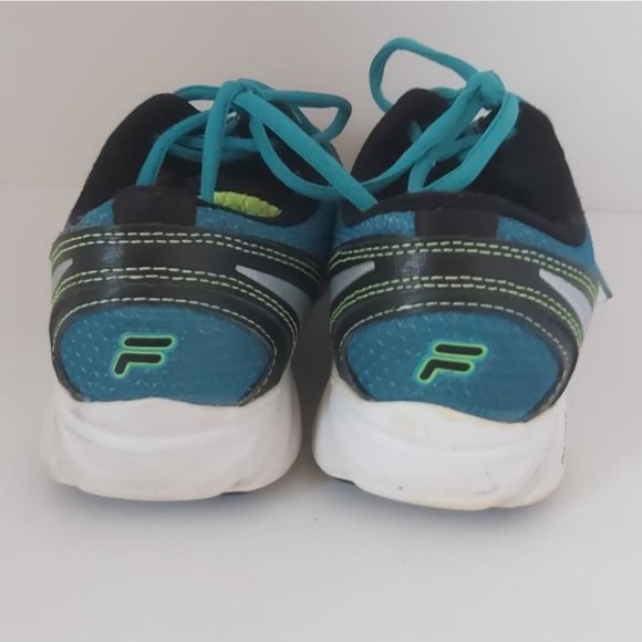 FILA | Women's DLS Foam Running Shoes Green Teal Black Size 8.5 - Picture 4 of 9